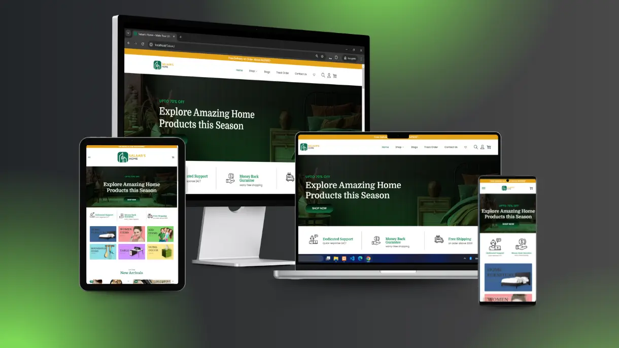 Home Improvement Ecommerce Website