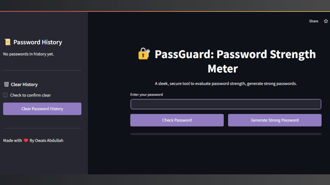 Password Strength Meter
