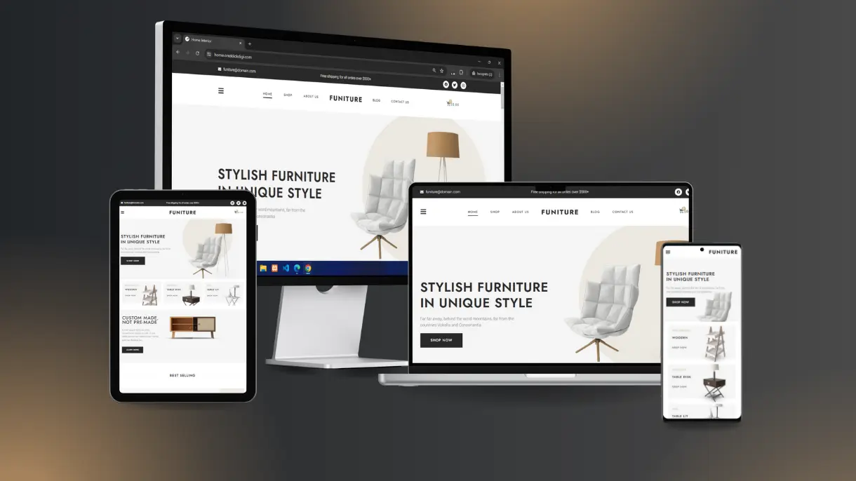 Furniture & Interior Design Website