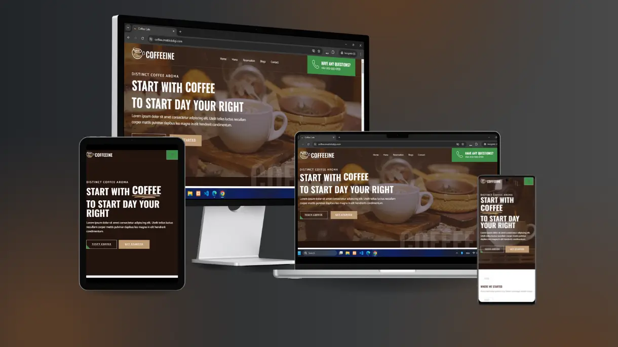 Coffee Cafe Website