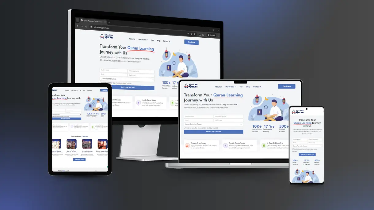 Online Quran Academy Website