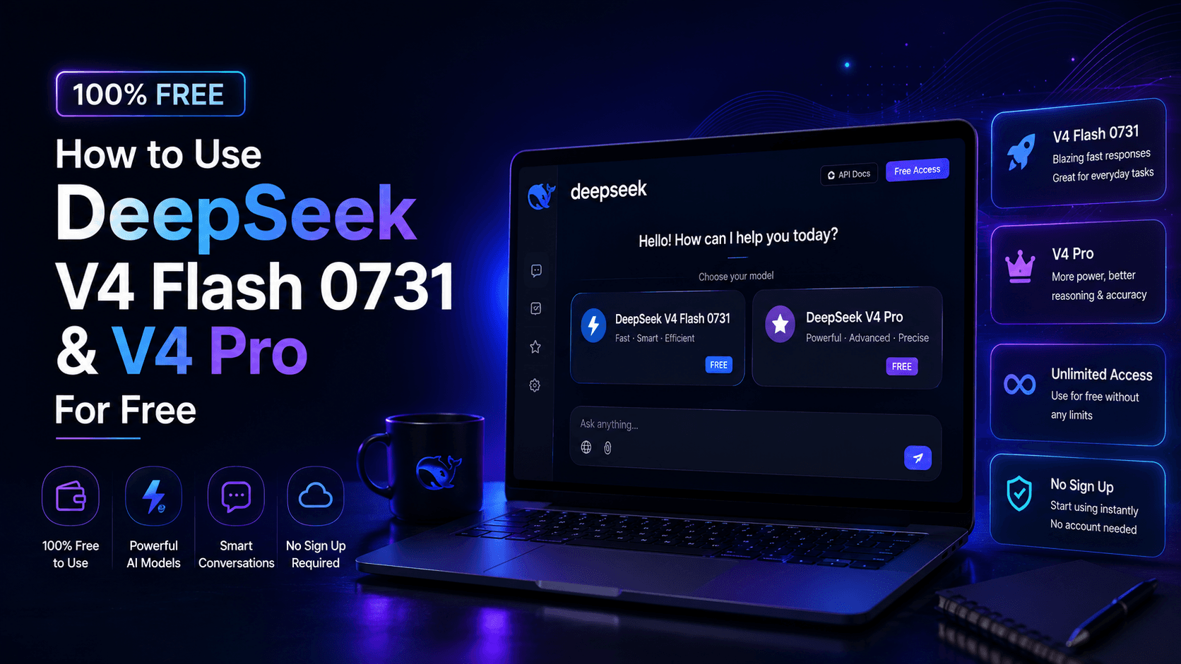 How to Use DeepSeek V4 Flash 0731 and V4 Pro for Free in Your Coding Agents
