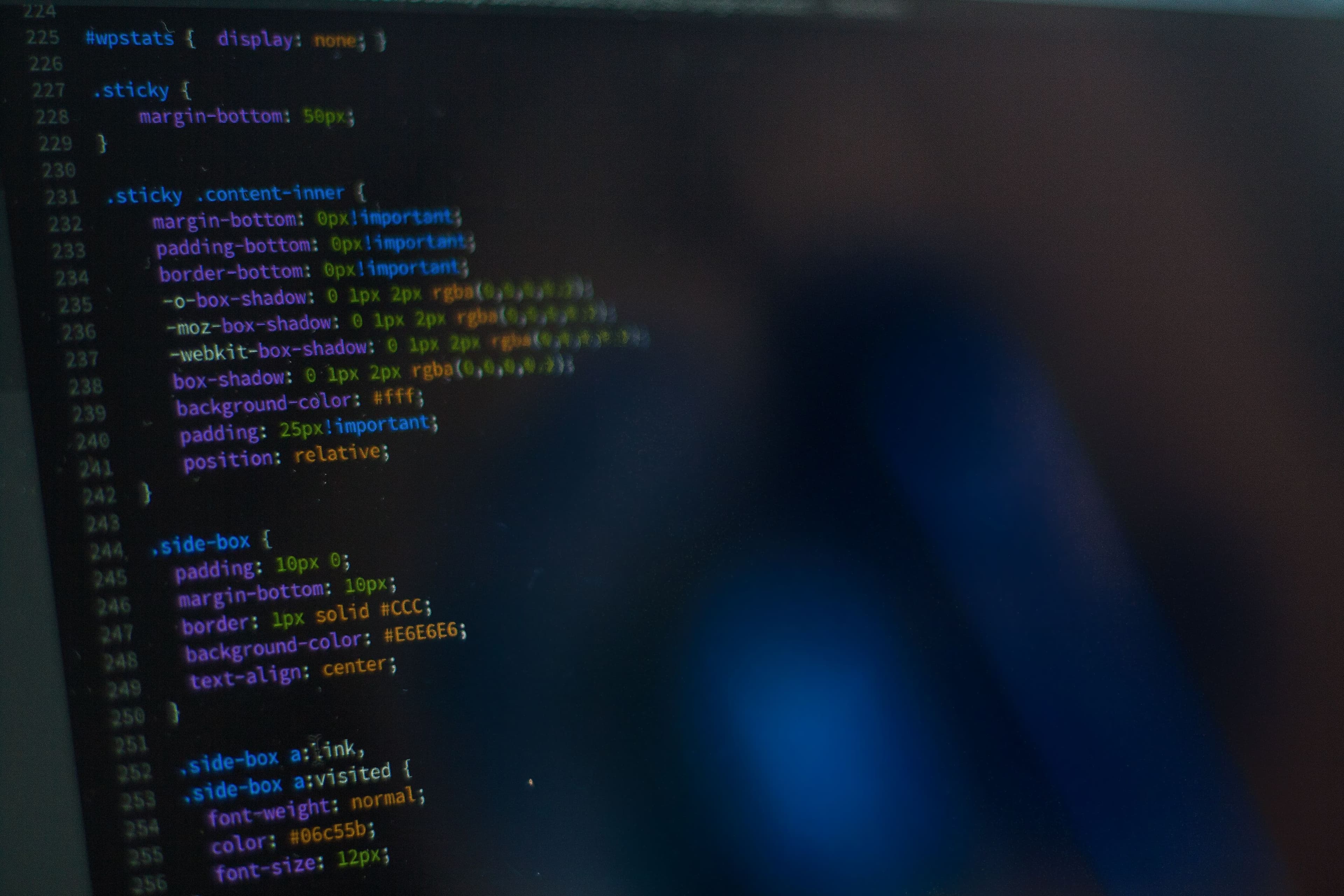 Artificial intelligence coding developer screen